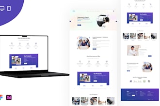 redesign website or app UI UX in figma