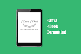 do canva ebook formatting and layout design