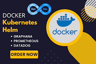 be docker, kubernetes, graphana, datadog and devops engineer