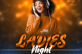 design creative party flyer, food flyer, and many more