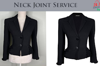 do create a ghost mannequin,neck joint,symmetric neck joint