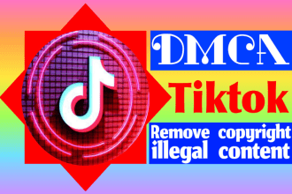 send takedown report to remove content on tiktok under dmca