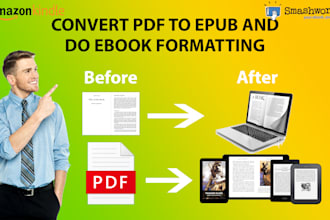 convert pdf to epub and do ebook formatting