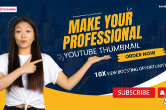 create attractive youtube thumbnail to increase views