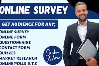 administer online survey or questionnaire with over 500 individual response