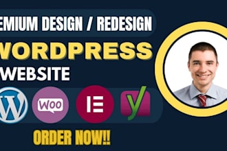 design a wordpress website wordpress layout or blog