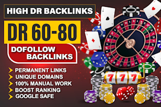 do DR 60 to DR 80 high authority seo dofollow backlinks