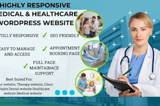 wordpress websites for doctors, clinics, hospitals, and medical professionals