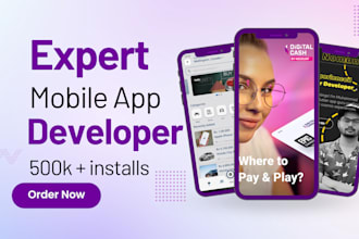 be an expert app builder flutter developer, or mobile app developer