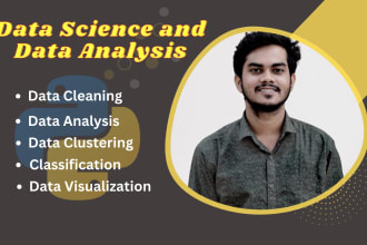 do data science, clustering, classification, and visualize