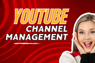 be your youtube channel manager and SEO optimize it
