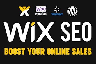 wix SEO service and product listing for wix, shopify, etsy, and boost your sales
