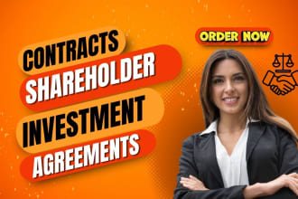 create shareholder agreement and investment contract