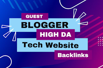 do high authority technology guest post permanent dofollow backlinks