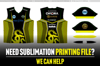 organize printing file for your sublimation jersey design