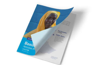 design a professional layout design on adobe indesign