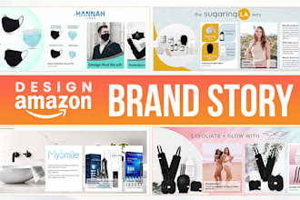design professional amazon brand story for your brand