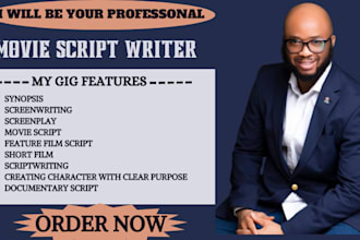 turn your synopsis to movie script, scriptwriting, screenplay, screenwriting