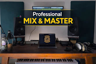 mix and master your song or album, streaming and radio ready