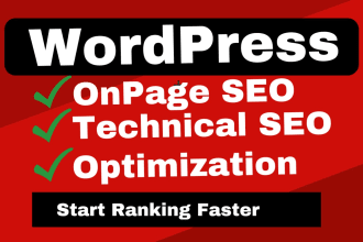 do onpage seo, technical optimization of your wordpress website