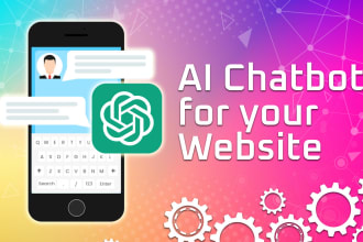 develop a gpt ai chatbot for your website and messenger apps