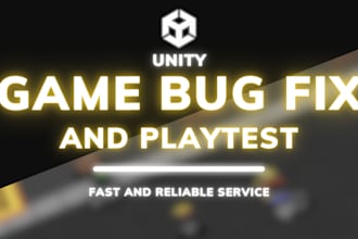 playtest and fix bugs in your 2d game
