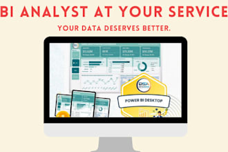 design a professional power bi report for your business data