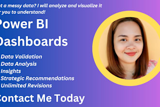 be your power bi data analyst