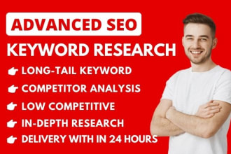 do advanced SEO keyword research and competitor analysis