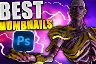 make you a rendered dbd thumbnail on photoshop