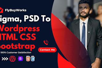 expertly convert figma or PSD designs to HTML, reactjs, wp