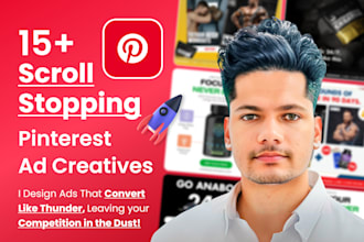 design scroll stopping pinterest ads