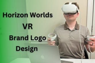 create a VR logo for your brand in horizon worlds