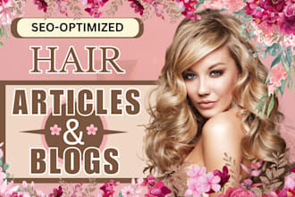 write beauty content on natural hair, DIY articles, styling, wigs and extension