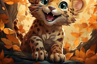 draw children story book illustration