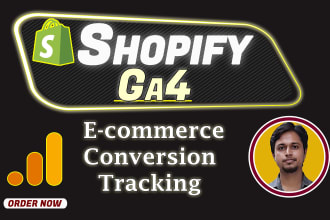 setup ga4 ecommerce tracking on your shopify store