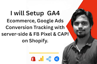 setup ga4 ecommerce tracking on your shopify store