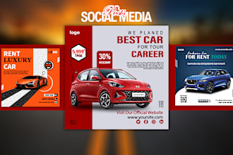design car ad, poster or banner, for car sales and websites