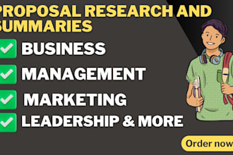 write research  essays on business, management, marketing
