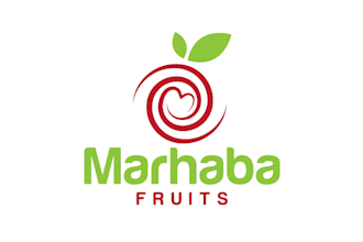design shining wonderful fruits logo