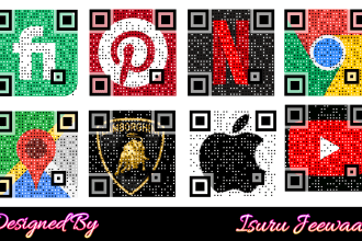 create custom professional qr code design with your logo