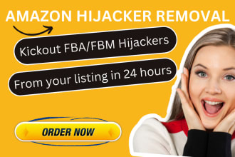 remove amazon hijacker and takeover your listing in 24 hour