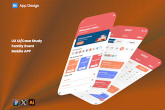 design UI UX prototype mockup for mobile app in figma