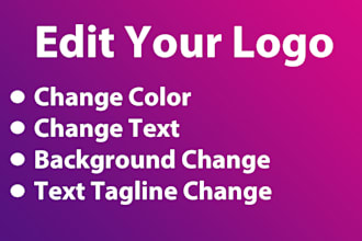 update or edit your logo design