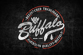 draw trendy logo design for your company