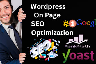 do onpage SEO on wordpress website with rankmath, yoast