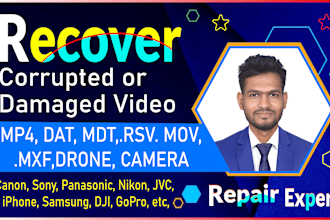 repair corrupted, rsv, fix, drone, mdt video data recovery