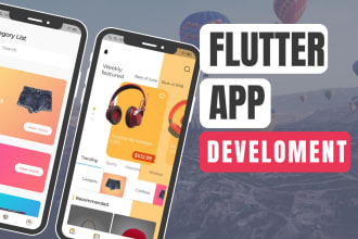 convert figma to flutter and develop flutter  using firebase