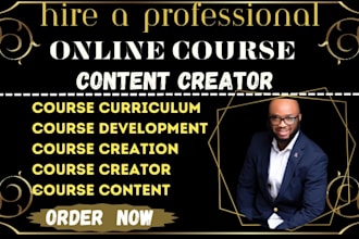 do course development course curriculum online course course creation, content