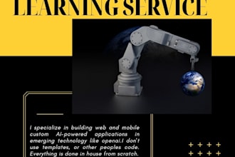 provide data science and machine learning services